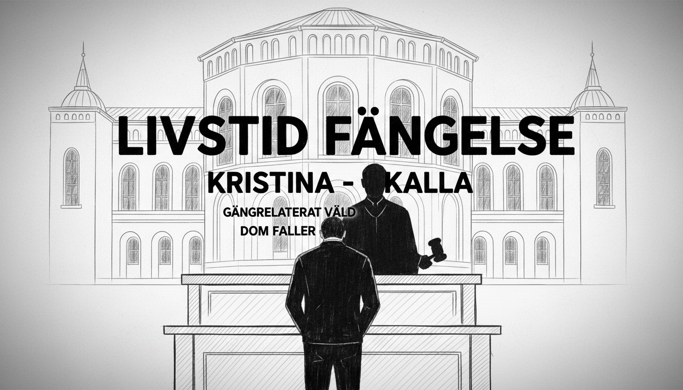 Man sentenced to life imprisonment for murder of Kristina in Akalla