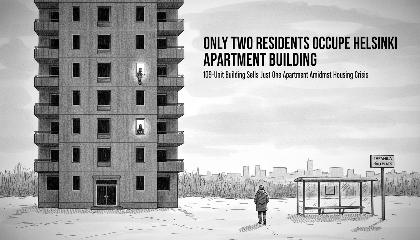 Only Two Residents Occupy Entire Helsinki Apartment Building