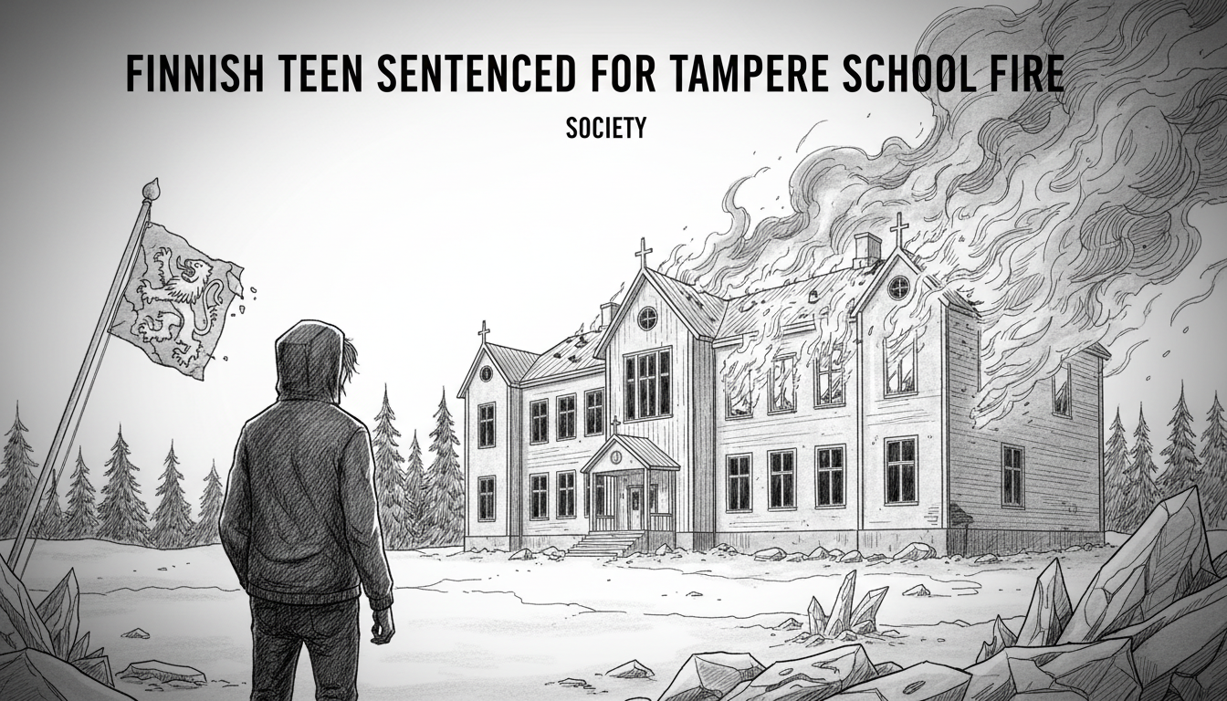 Finnish Teen Sentenced for Tampere School Fire