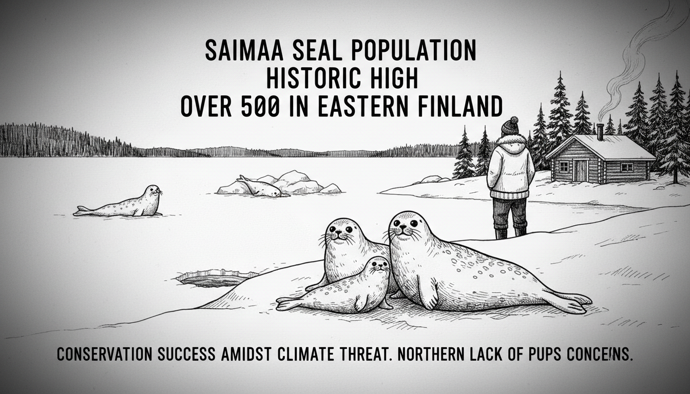 Saimaa Seal Population Reaches Historic High in Eastern Finland