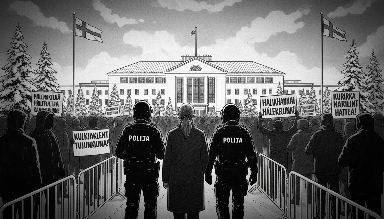 Minister Requires Police Protection During Hospital Protest