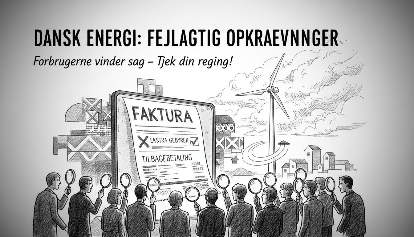 Danish Energy Customers Wrongfully Charged Extra Fees