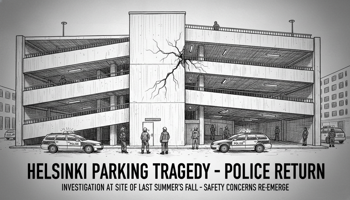 Police Respond to Helsinki Parking Garage Where Two Girls Fell Last Summer