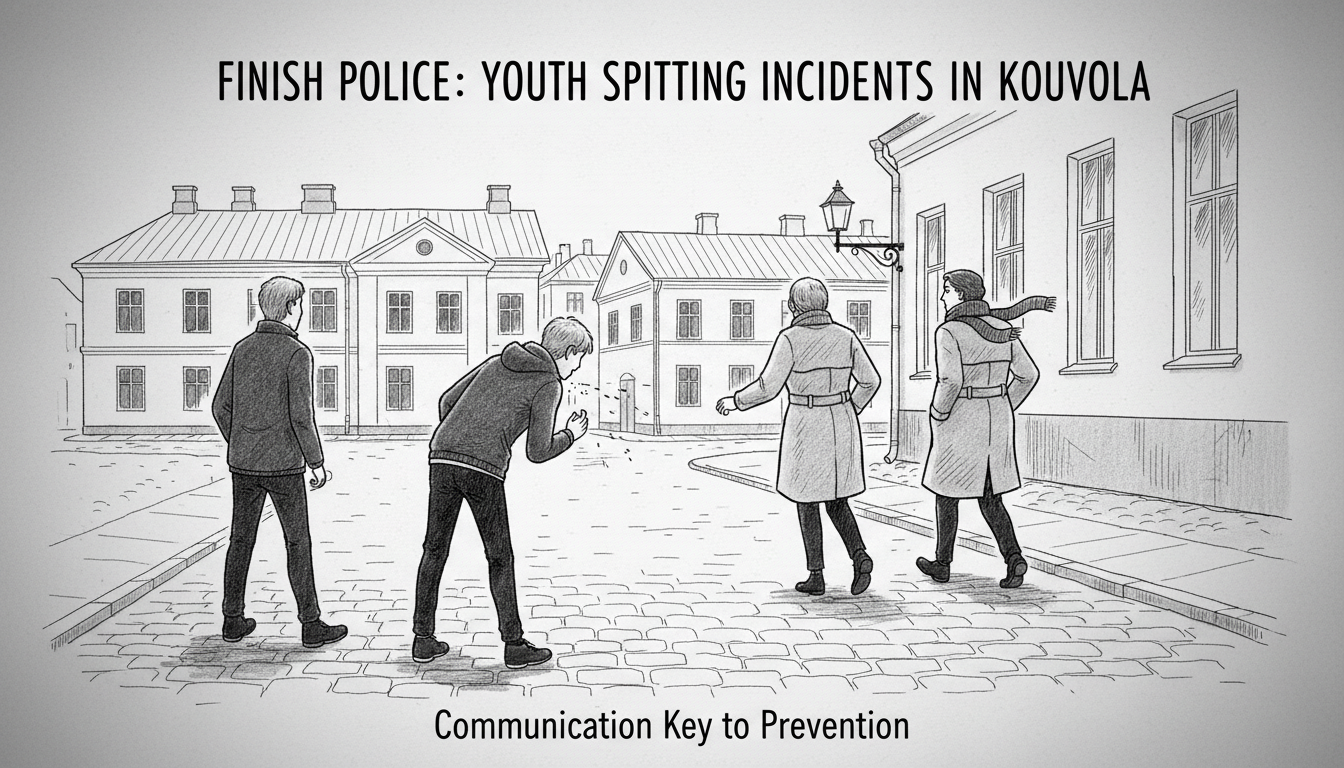 Finnish Police Address Youth Spitting Incidents in Kouvola