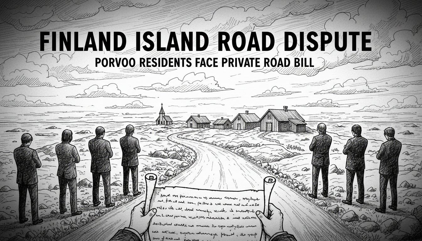Finland Island Road Dispute: Porvoo Residents Face Private Road Bill