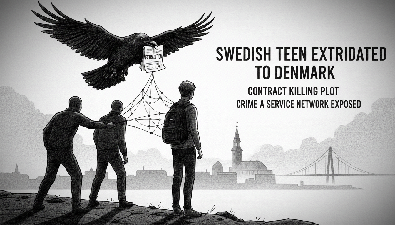 Swedish Teen Extradited to Denmark in Contract Killing Plot