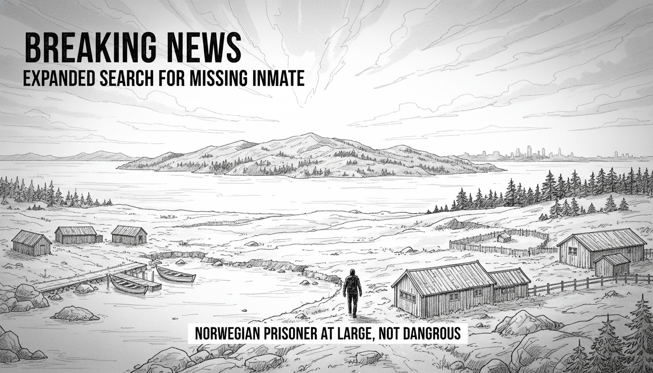 Expanded Search for Missing Inmate at Norwegian Prison