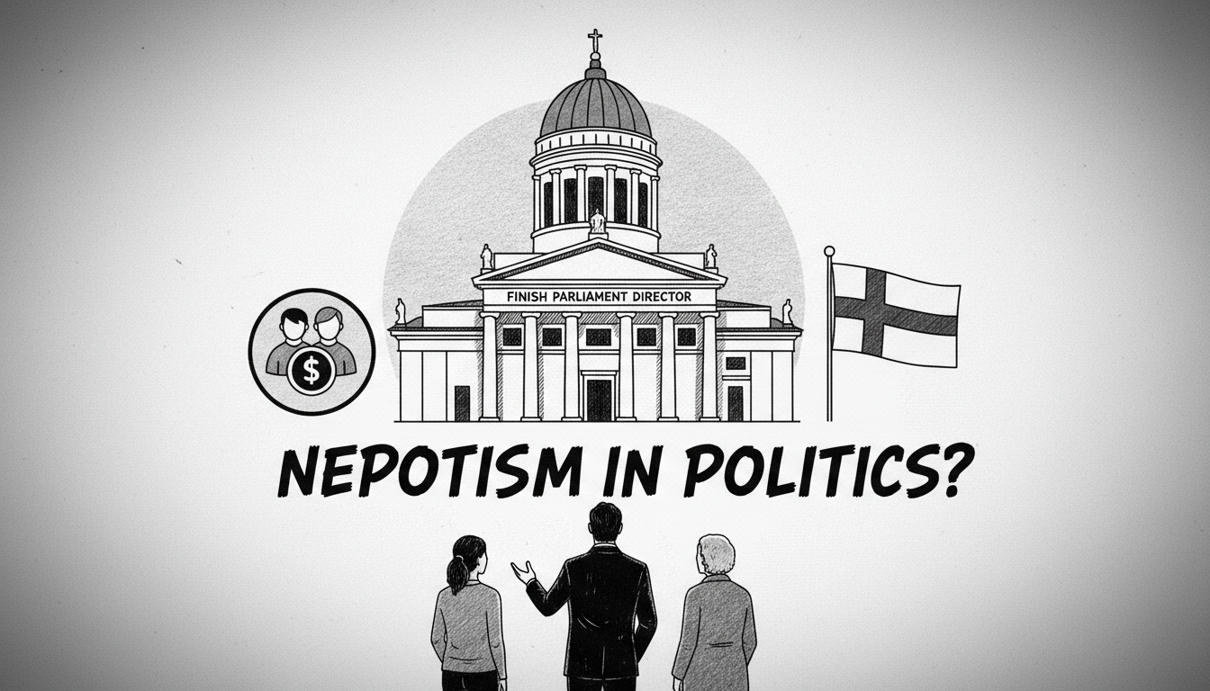 Finnish Parliament Director Discusses Party's Family Member Hiring