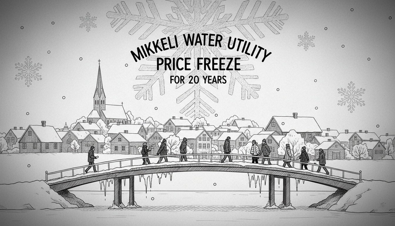 Mikkeli Water Utility Freezes Prices for First Time in Two Decades