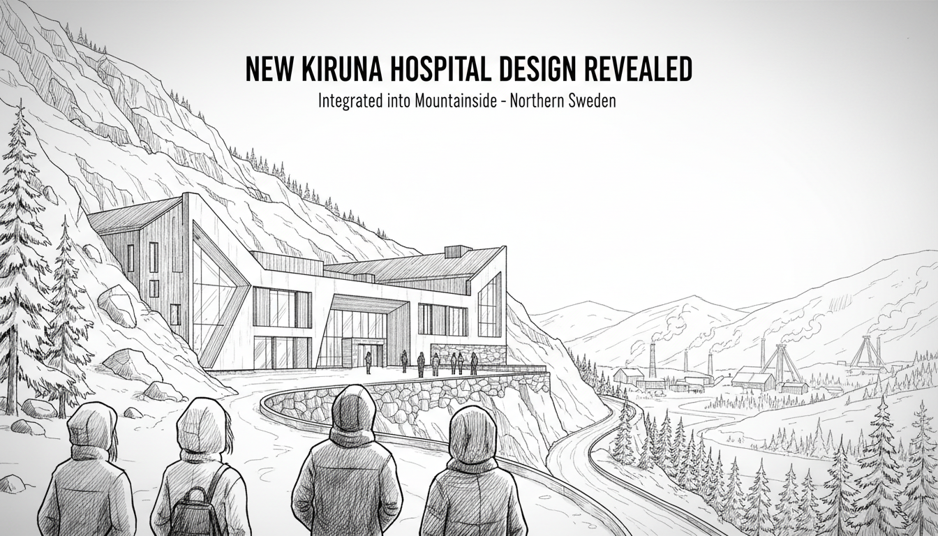 New Kiruna Hospital Design Revealed in Northern Sweden