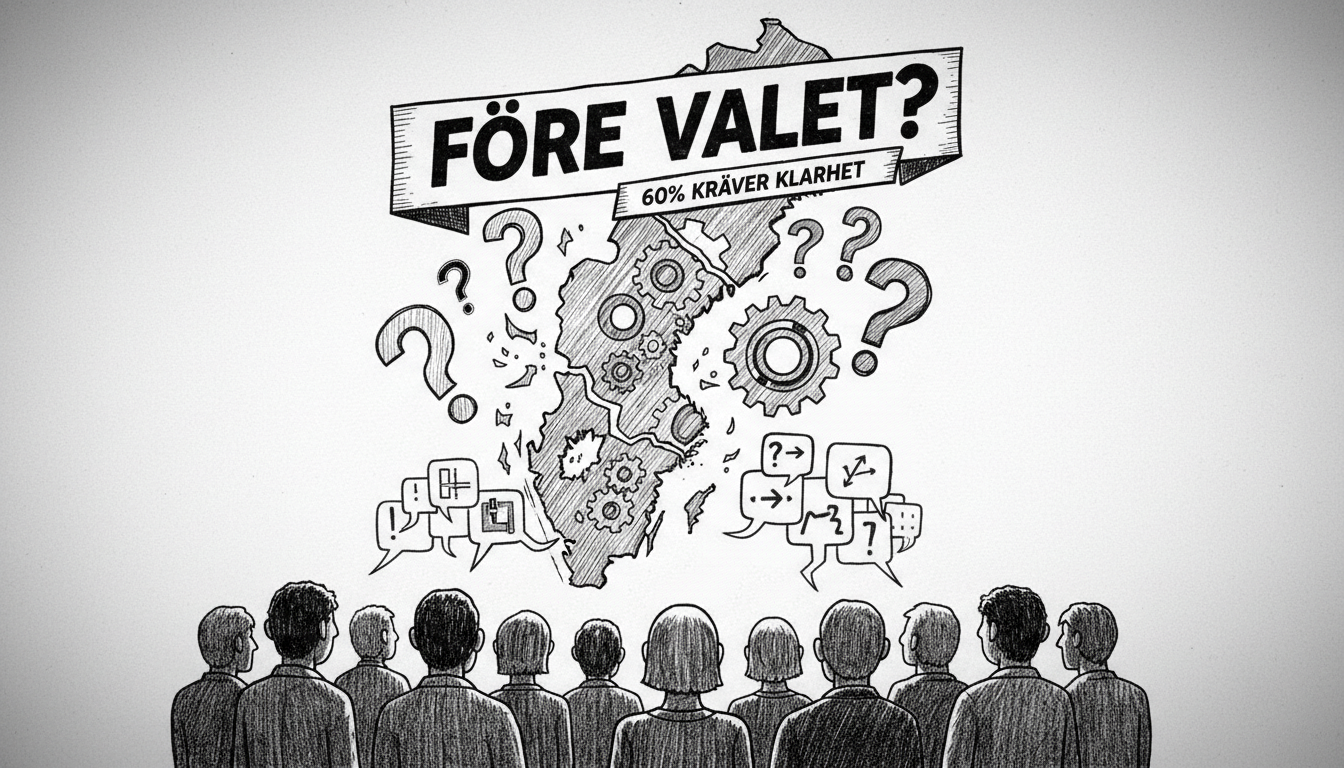 Swedish Voters Demand Clarity on Government Formation Before Election