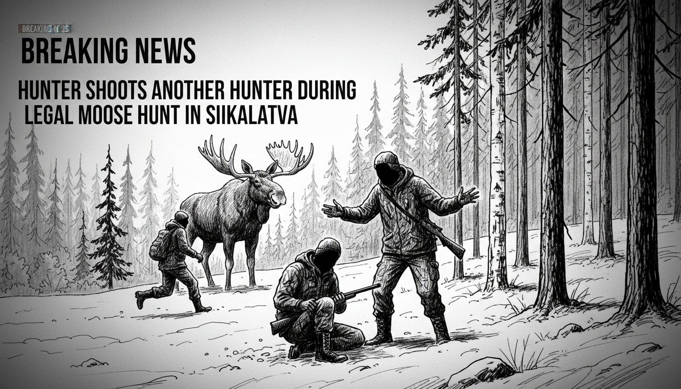 Hunter Shoots Another Hunter During Legal Moose Hunt in Siikalatva