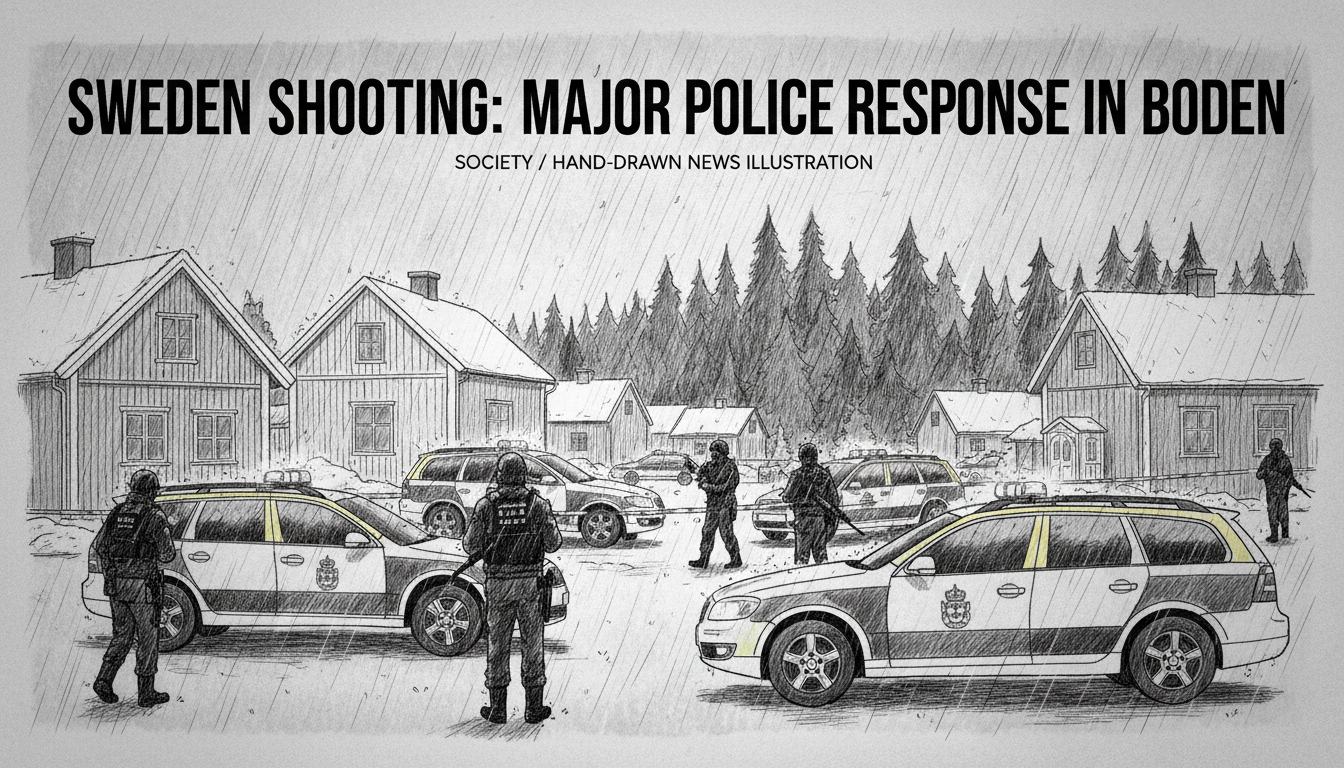 Sweden Shooting: Major Police Response in Boden
