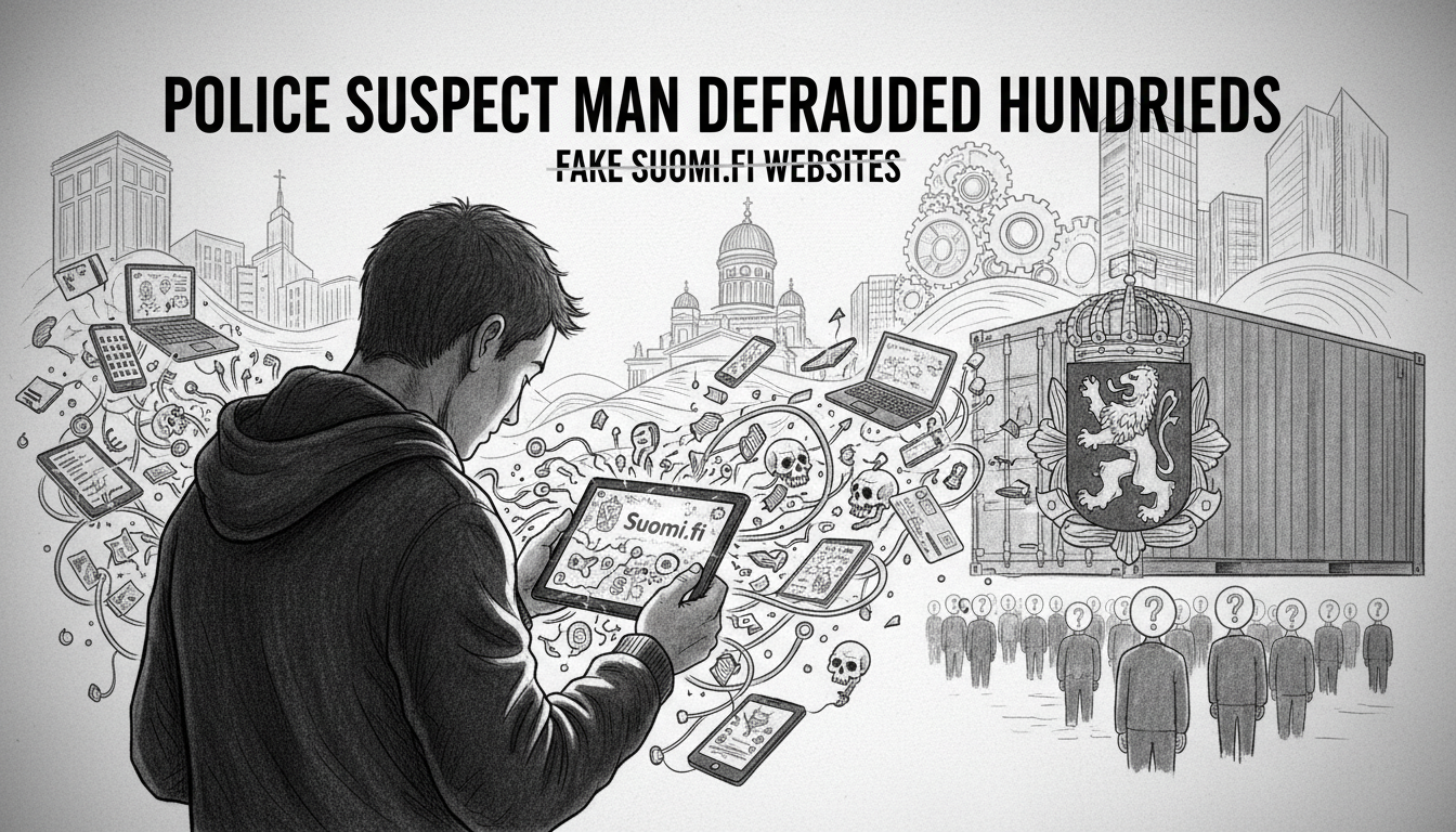 Police Suspect Man Defrauded Hundreds Using Fake Suomi.fi Websites