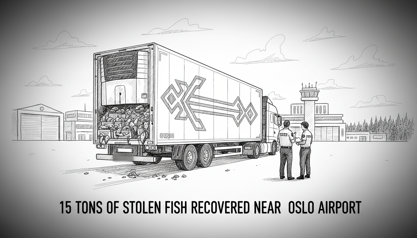 15 Tons of Stolen Fish Recovered Near Oslo Airport