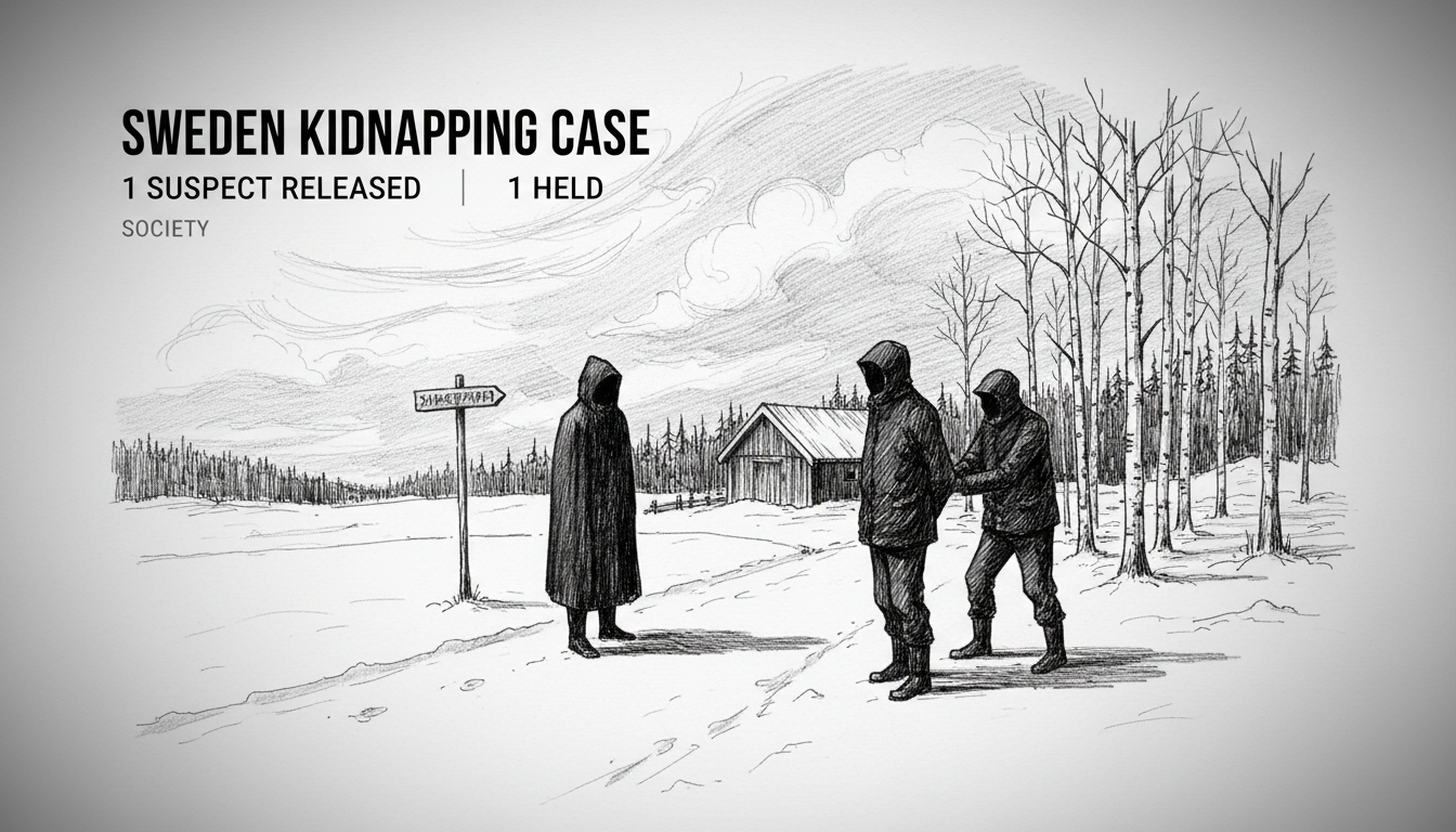 Sweden Kidnapping Case: 1 Suspect Released, 1 Held