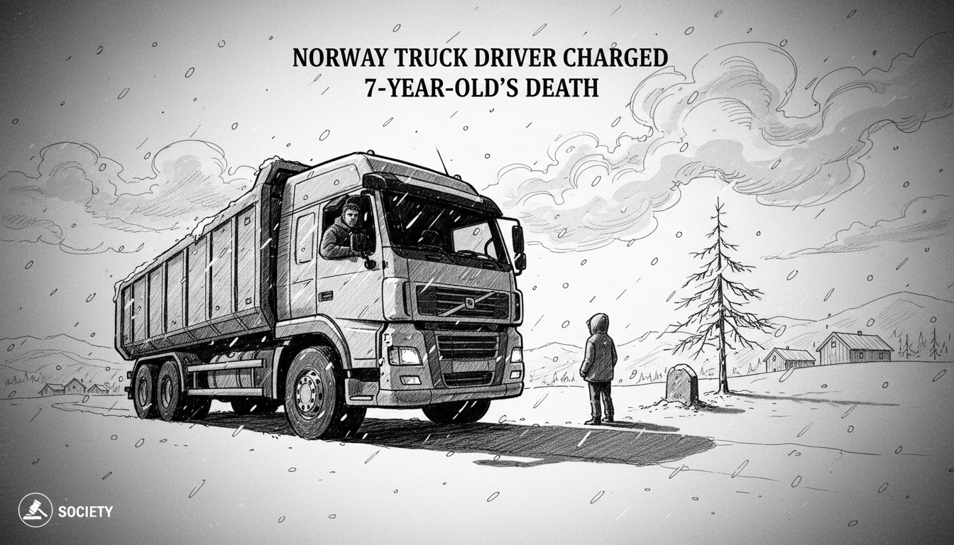 Norway Truck Driver Charged: 7-Year-Old's Death