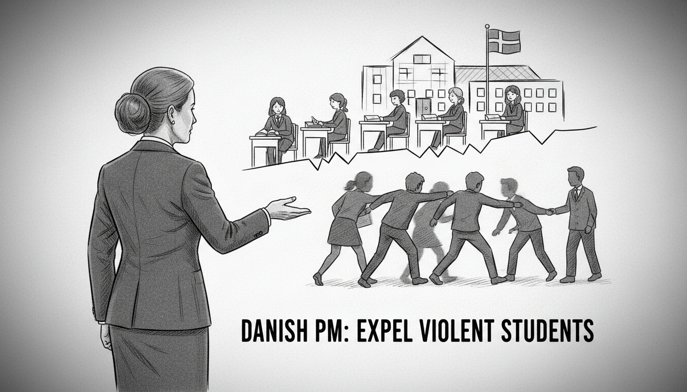 Danish PM Proposes Expelling Violent Students from Schools