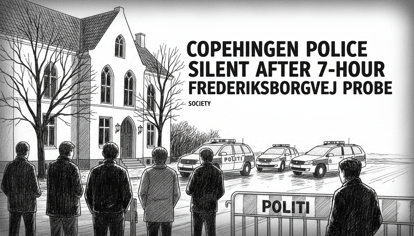Copenhagen Police Silent After 7-Hour Frederiksborgvej Probe