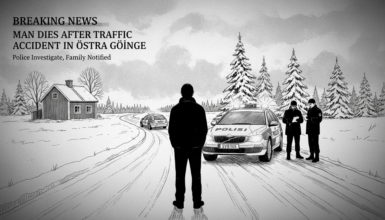Man Dies After Traffic Accident in Östra Göinge
