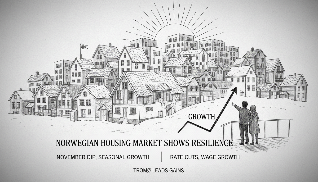 Norwegian Housing Market Shows Resilience Amid Seasonal Decline