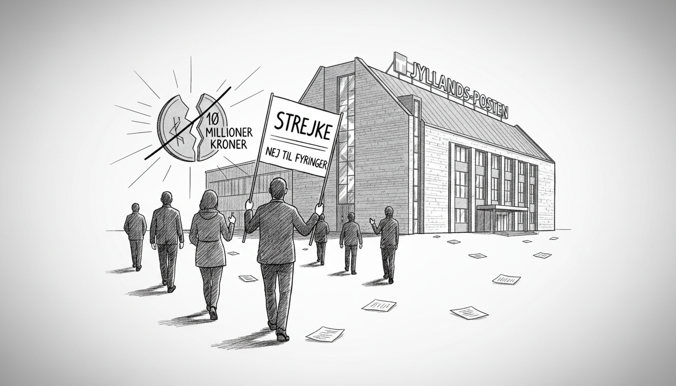 Jyllands-Posten journalists strike over management demands