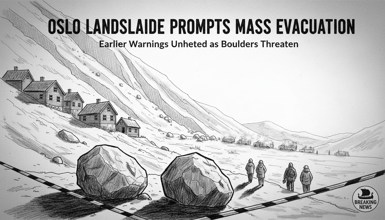 Oslo Landslide Prompts Mass Evacuation After Earlier Warnings