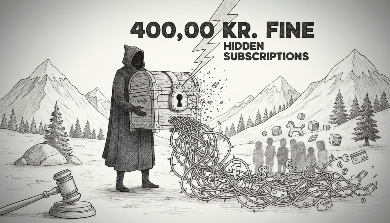 Danish Online Toy Store Fined for Hidden Subscriptions