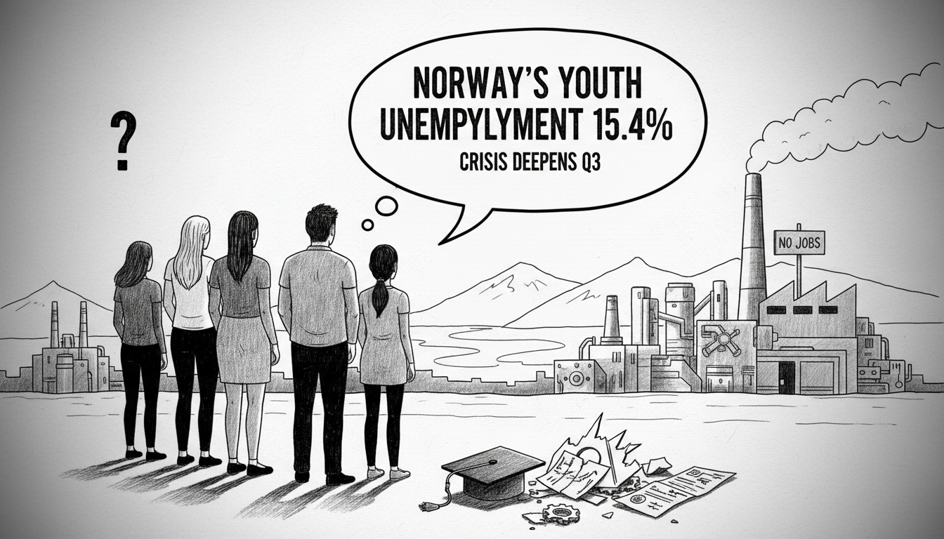 Norway's Youth Unemployment Crisis Deepens in Third Quarter