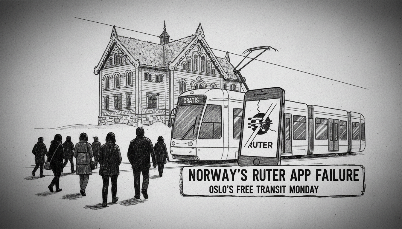 Norway's Ruter App Failure: Oslo's Free Transit Monday