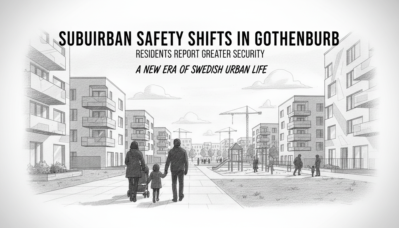 Suburban Safety Shifts in Gothenburg as Residents Report Greater Security