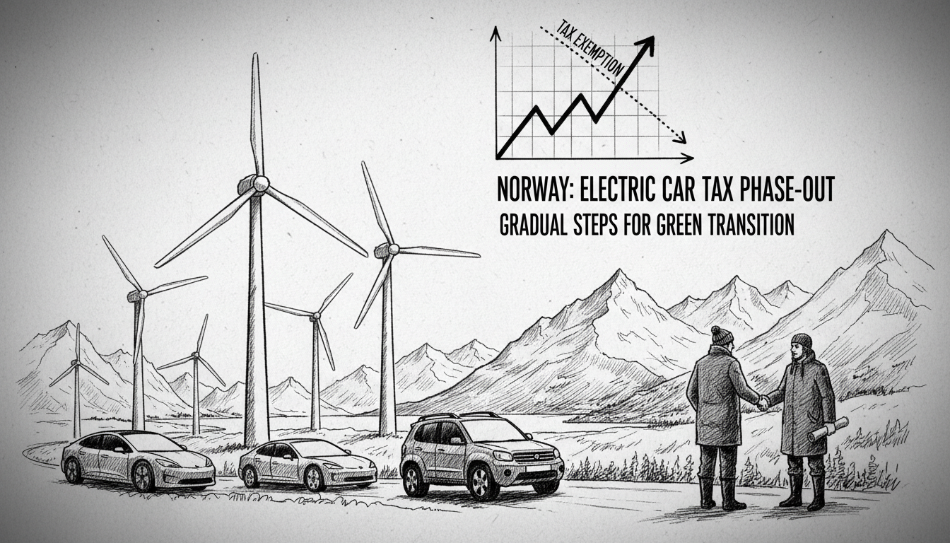 Norway to Phase Out Electric Car Tax Exemption in Gradual Steps
