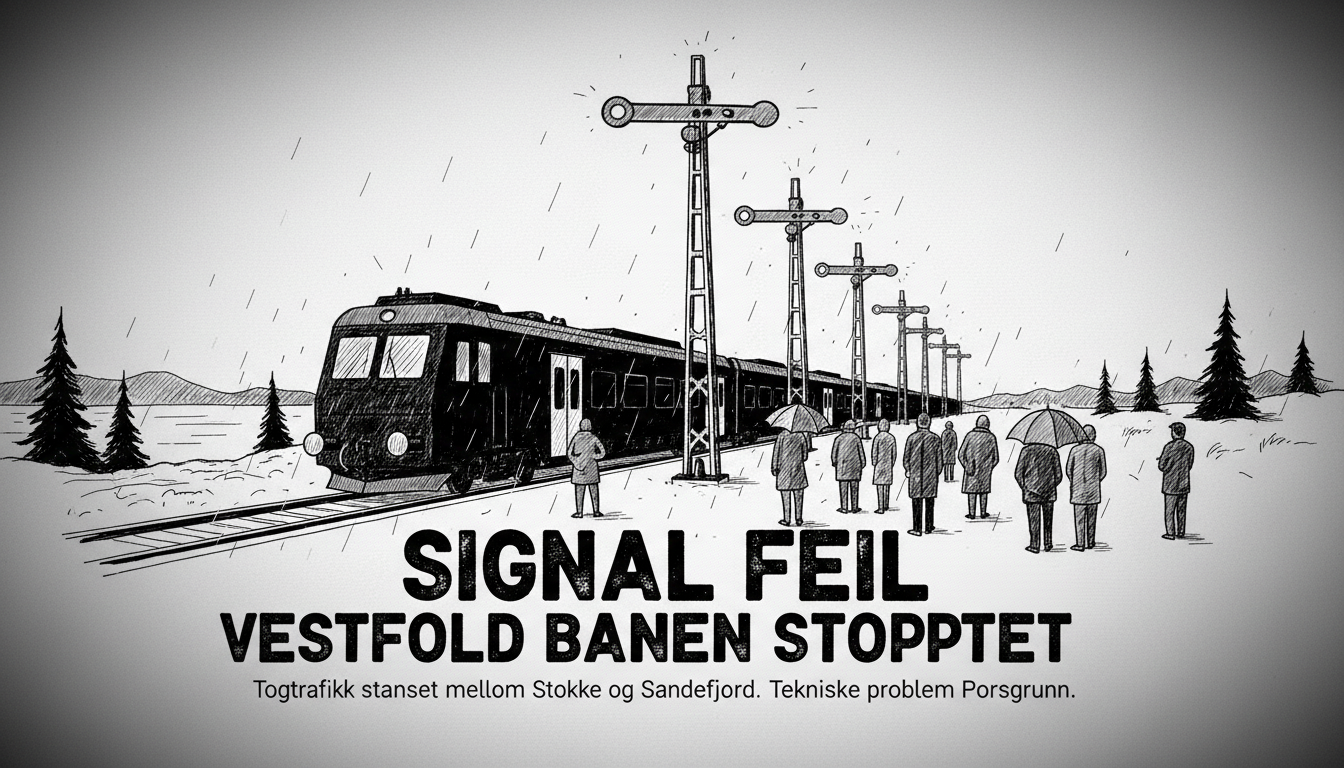 Signal Failure Halts Vestfold Line Train Traffic
