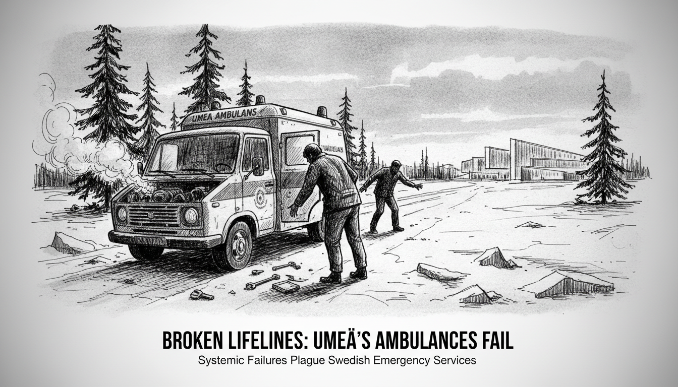 Ambulances in Umeå Break Down During Emergency Calls