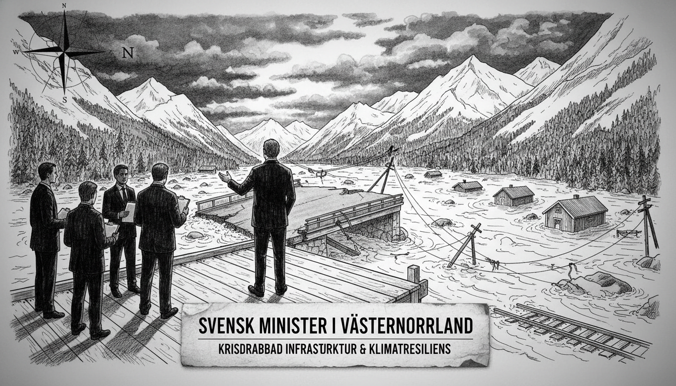 Swedish Minister Faces Questions Over Flood Response in Västernorrland