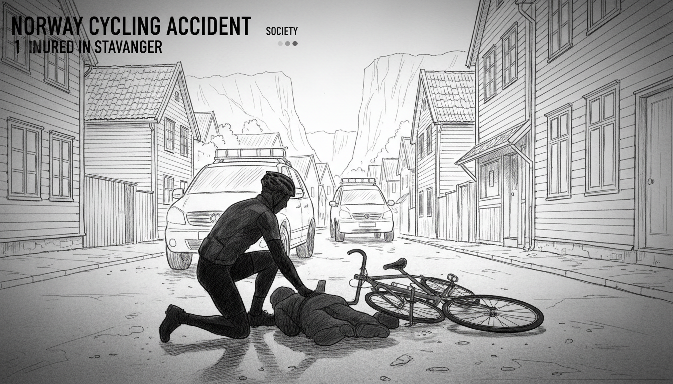 Norway Cycling Accident: 1 Injured in Stavanger