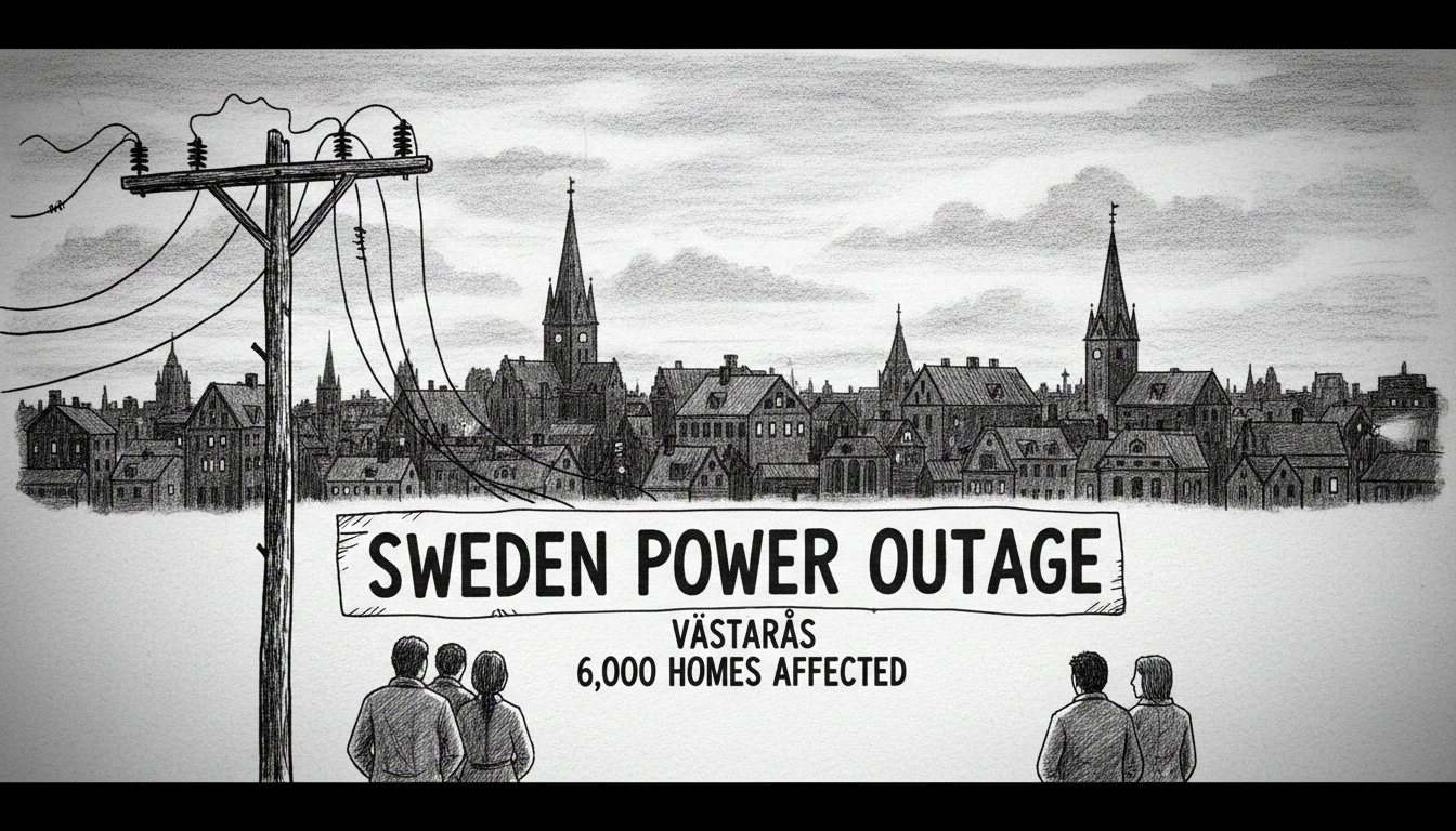 Sweden Power Outage Cuts 6,000 Homes In Vasteras