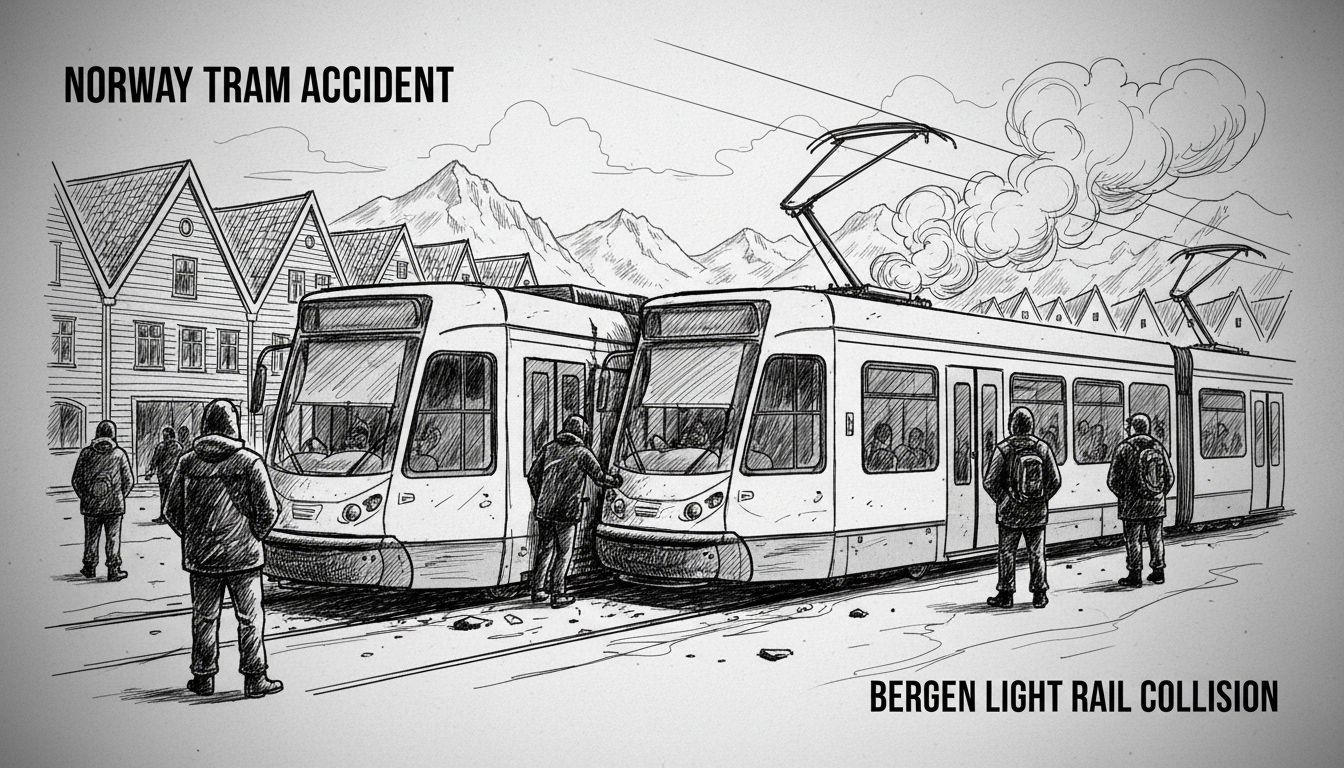 Norway Tram Accident: Bergen Light Rail Collision