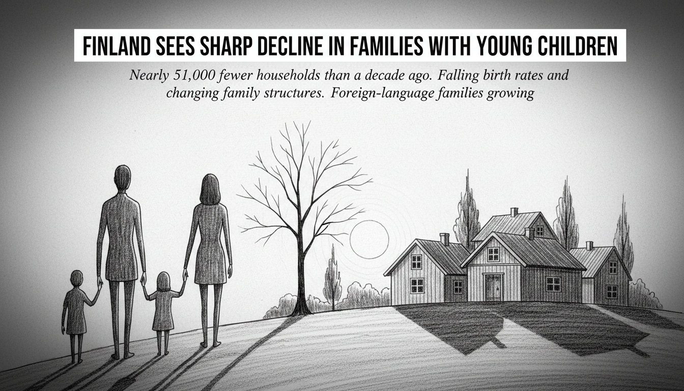 Finland Sees Sharp Decline in Families with Young Children