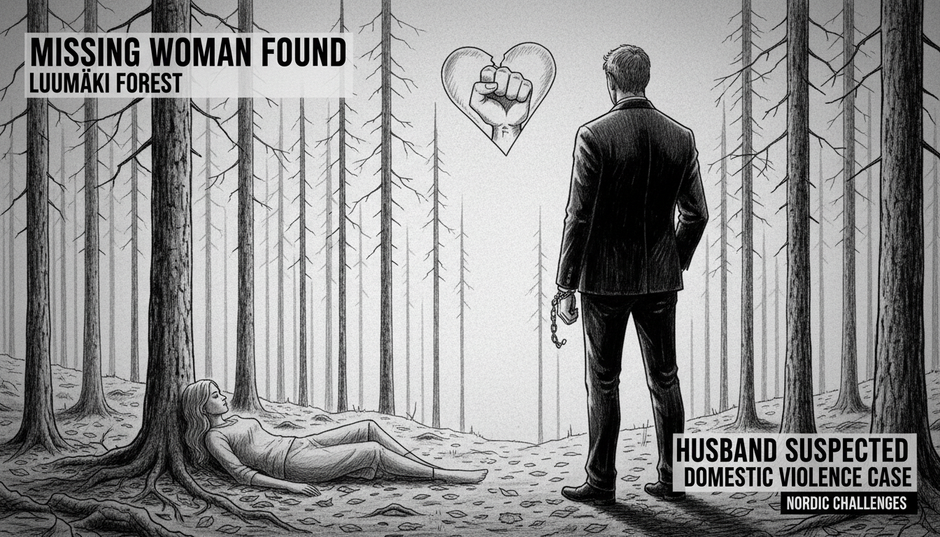 Missing Woman Found in Luumäki Forest, Husband Suspected of Murder