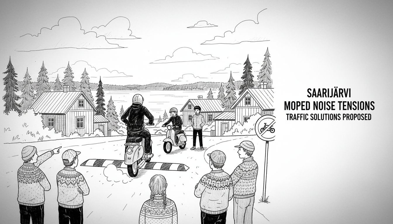 Moped Noise Sparks Tensions in Saarijärvi - Traffic Solutions Proposed