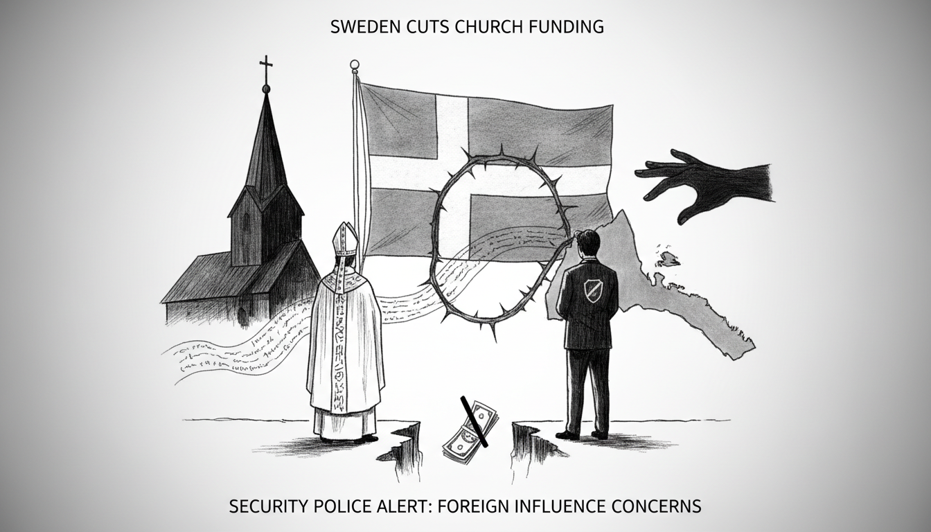 Sweden Halts State Funding for Church After Security Police Warning
