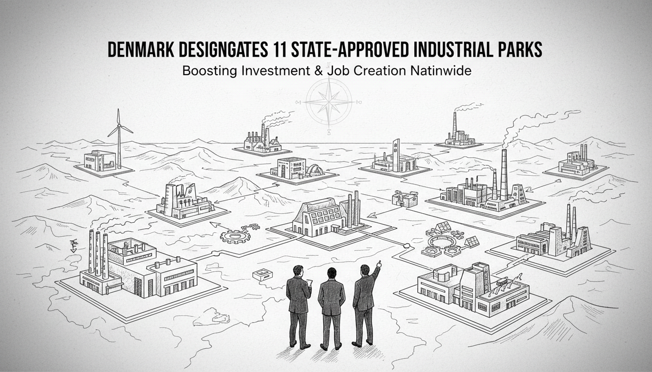 Denmark Designates 11 State-Approved Industrial Parks