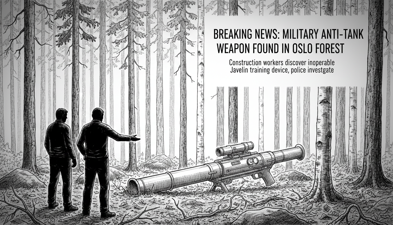 Military Anti-Tank Weapon Found in Oslo Forest