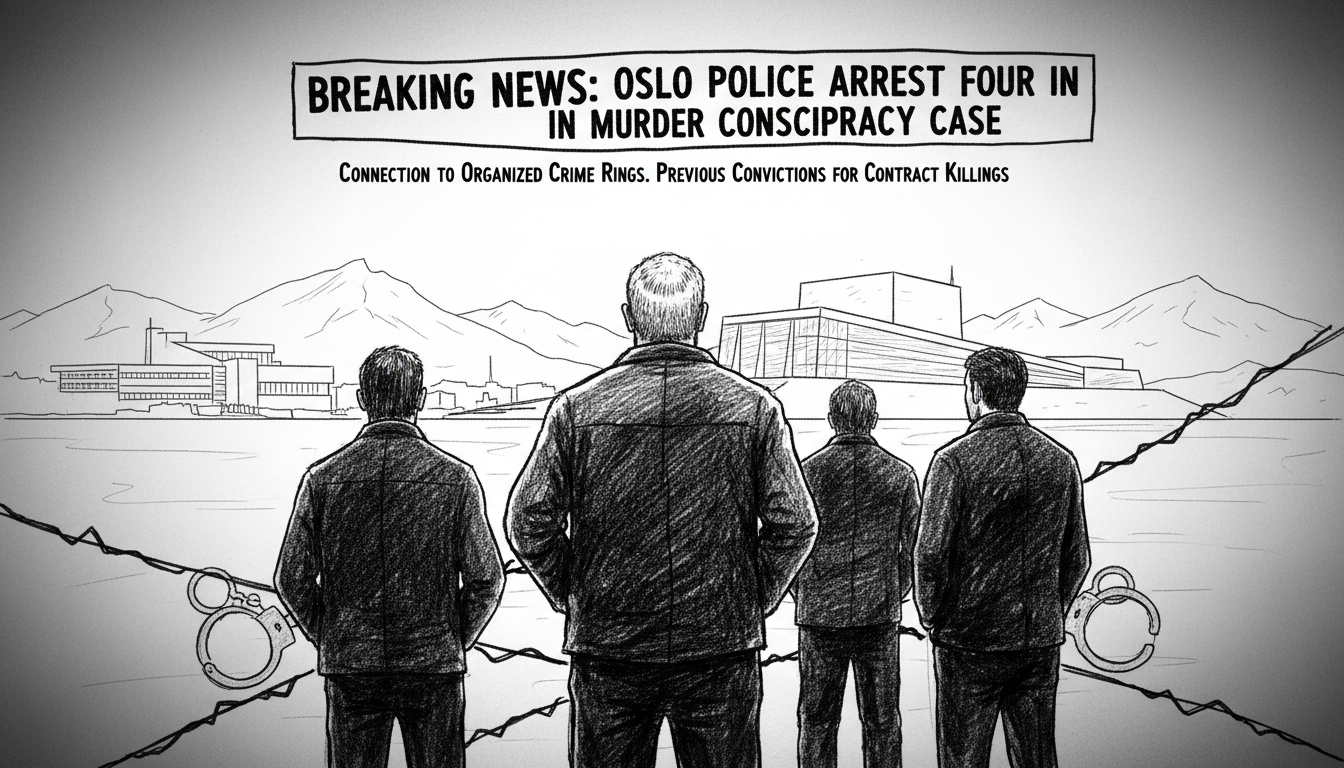 Oslo Police Arrest Four in Murder Conspiracy Case