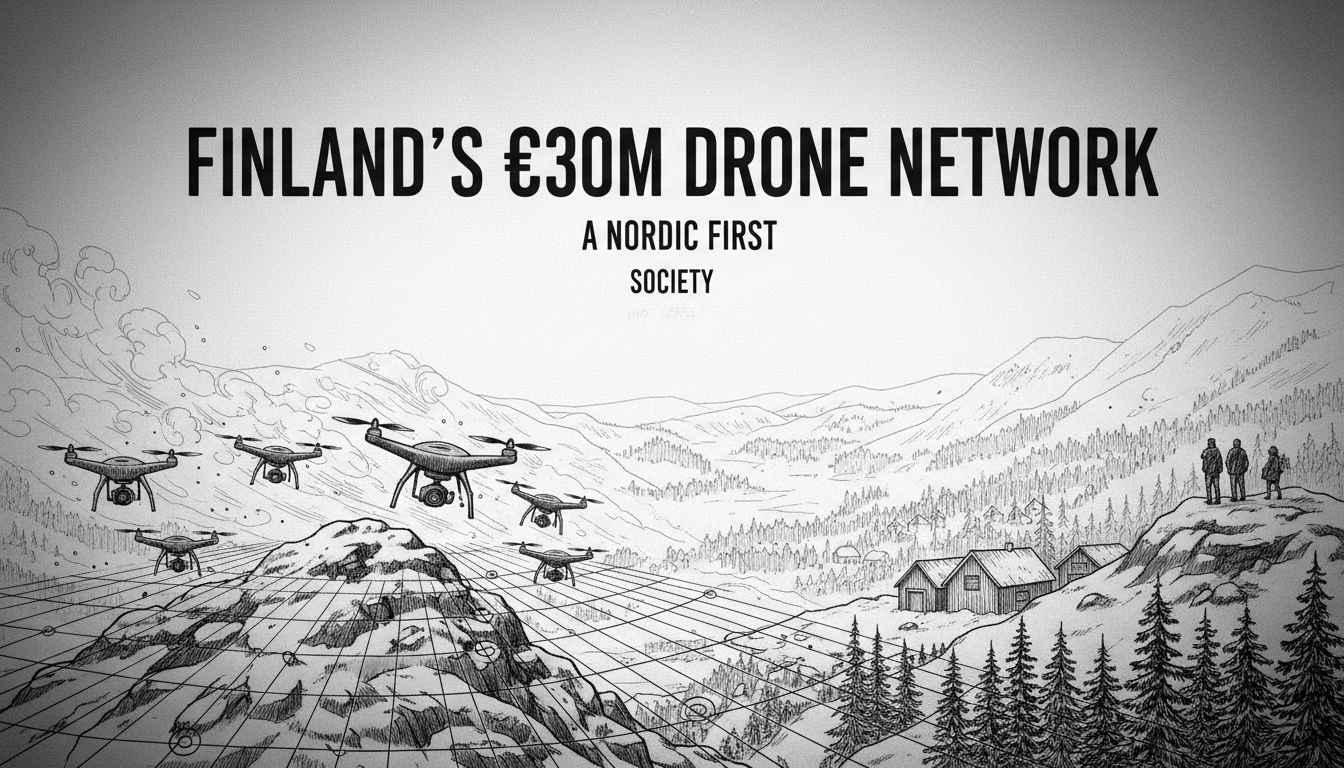 Finland's €30M Drone Network: A Nordic First
