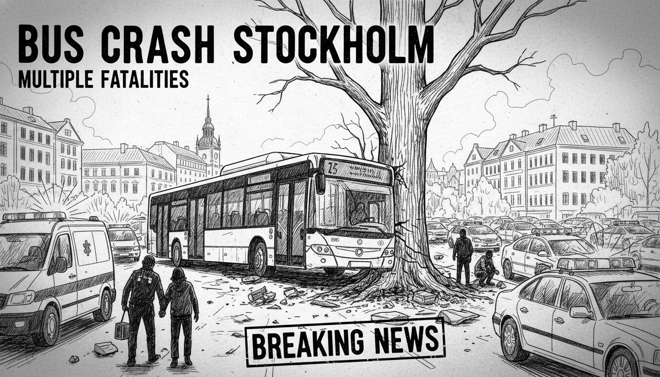Bus Crash in Stockholm Rush Hour Traffic Leaves Multiple Fatalities