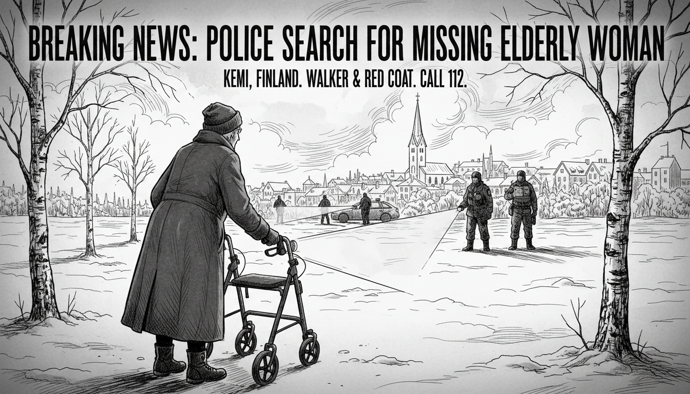 Police Search for Missing Elderly Woman in Kemi Finland