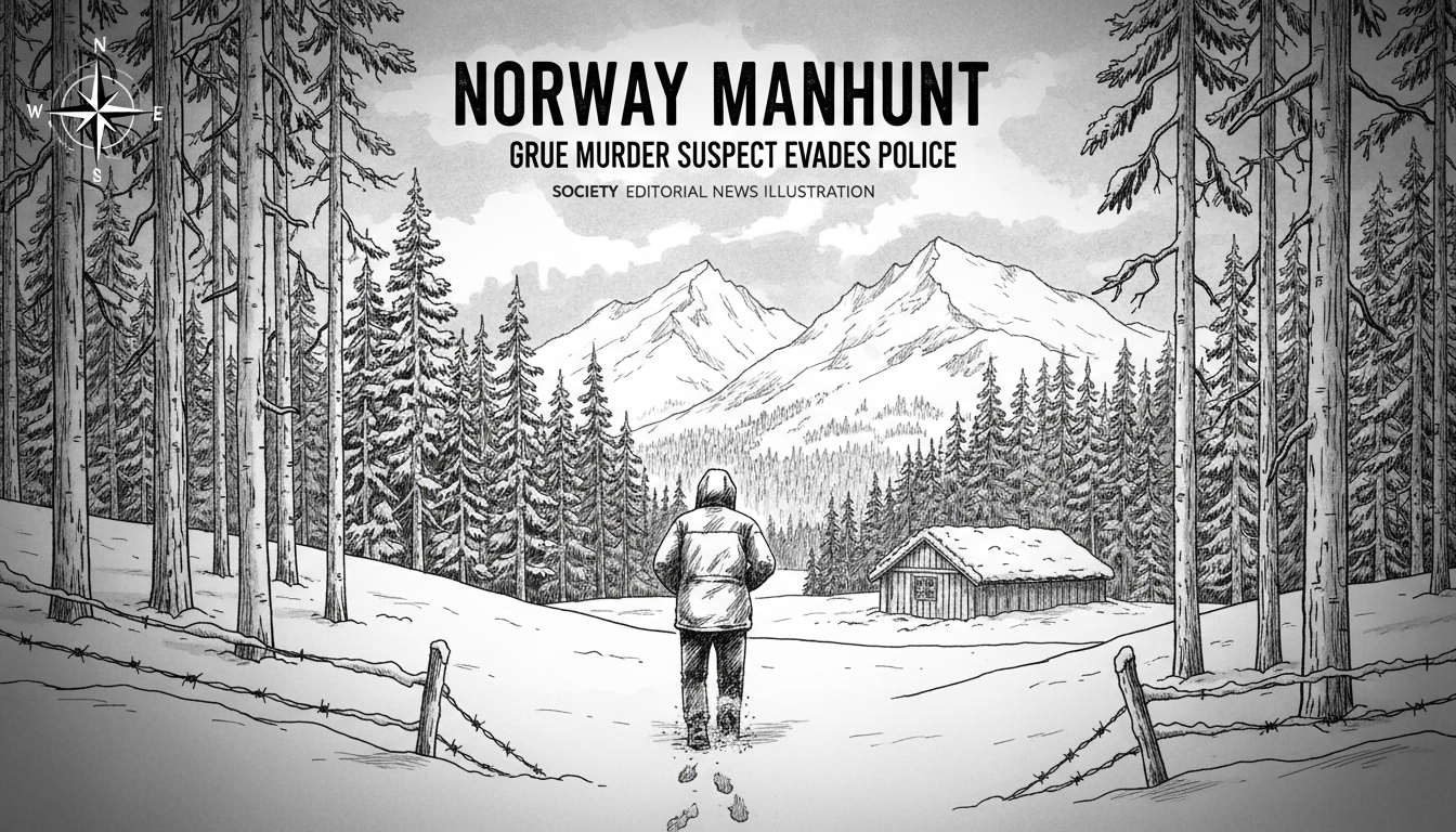 Norway Manhunt: Suspect in Grue Murder Evades Police