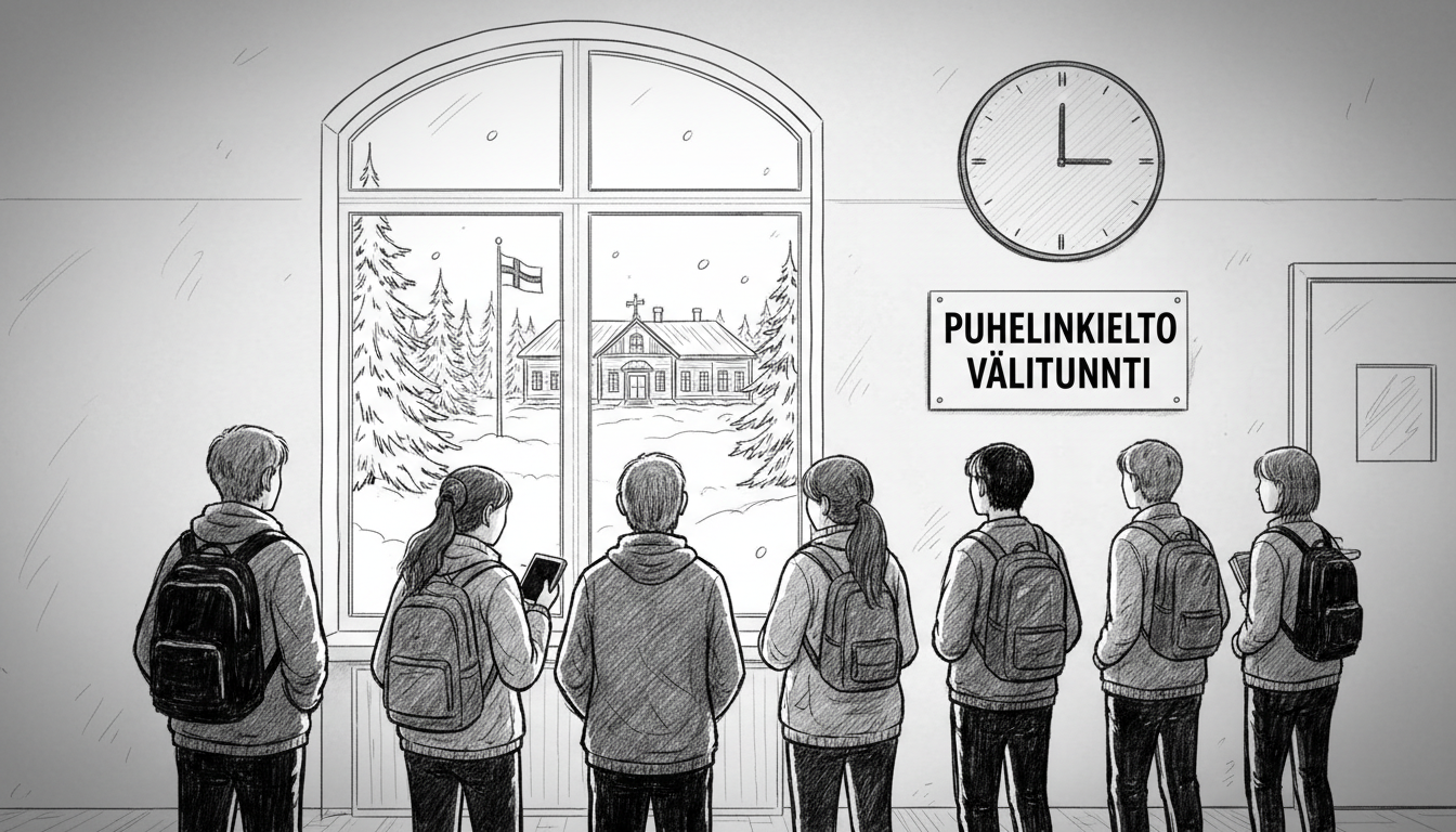 Jyväskylä Extends School Phone Ban to Include Upper Grades During Breaks